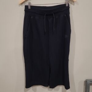 Nike tech fleece Black‎ midi skirt pull on pocket Women SZ S outdoor Hiking